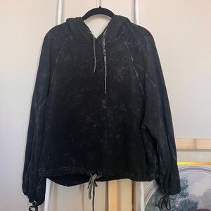 Splendid Hoodie – Black Stonewash - Women’s Large